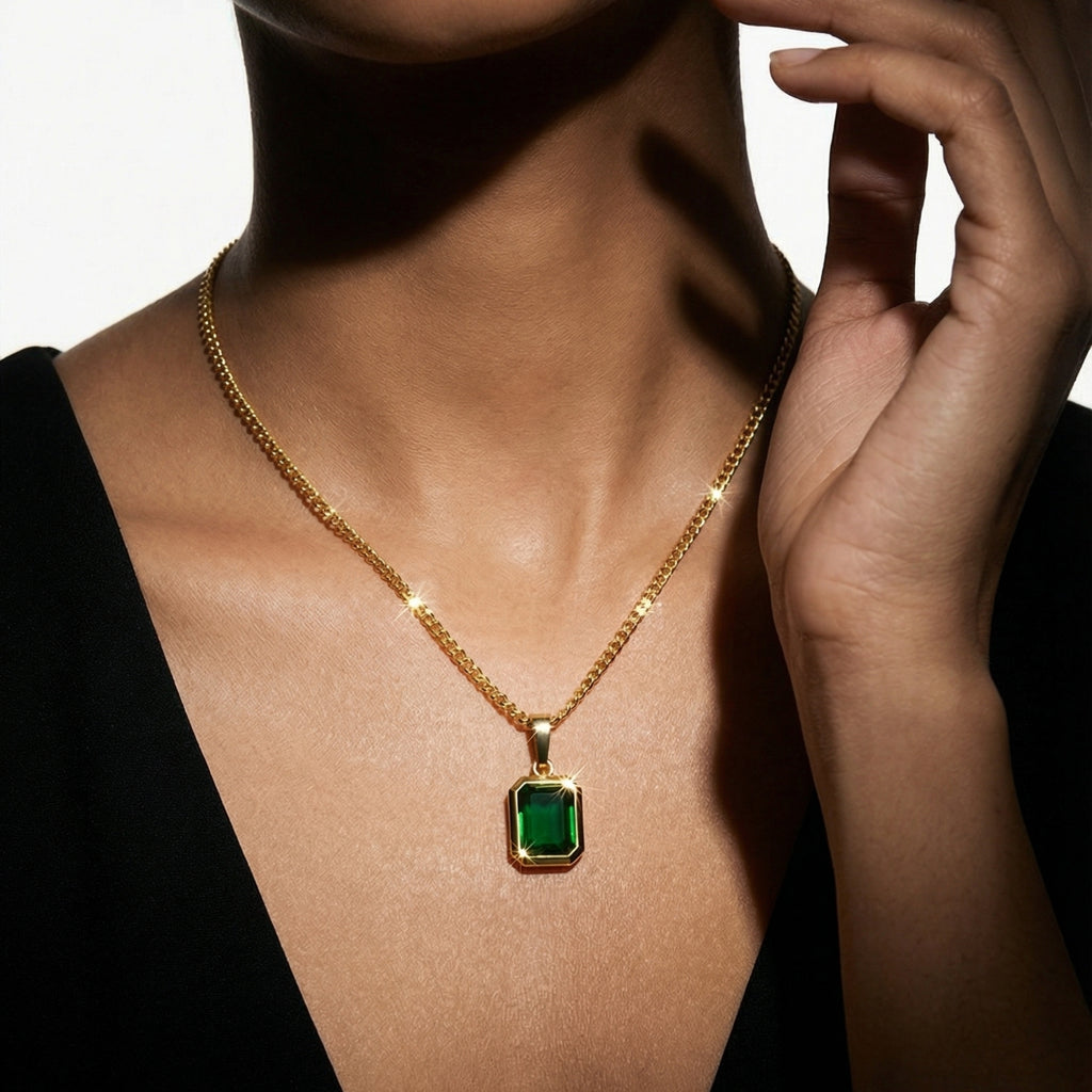 Classic Emerald Necklace