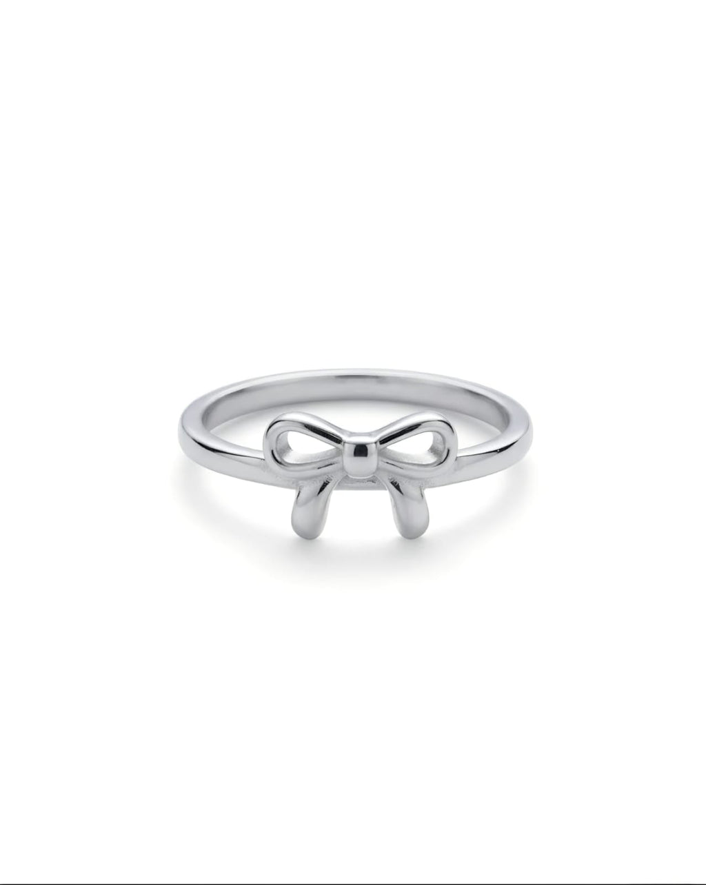 Silver Bow Ring