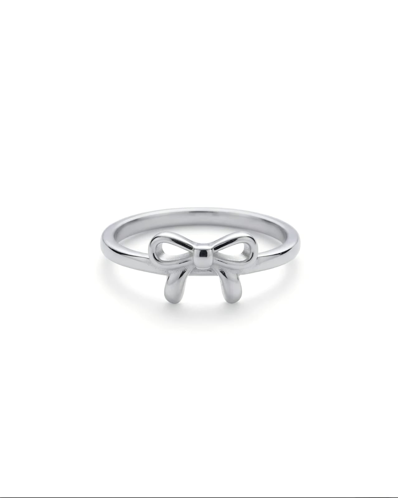 Silver Bow Ring