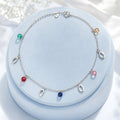 MULTICOLOR CHARM ANKLET