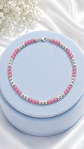 BLUSH AND MOSS ANKLET