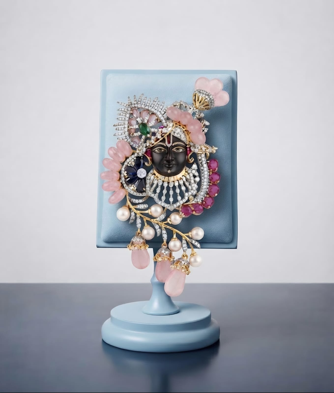 Premium Krishna Brooch