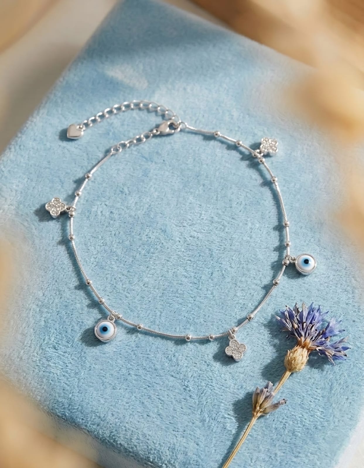 No Nazar Charms Anklet